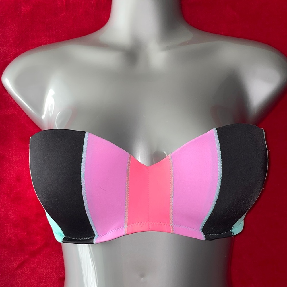 VS STRAPLESS SWIM TOP 34D